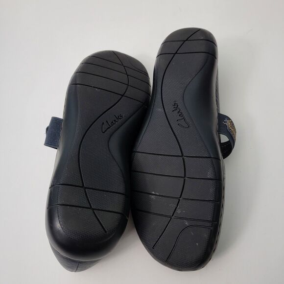 CLARKS Active Air Geraldine Womens 9 Mary Jane 81539 Navy Blue Leather Shoes - Picture 10 of 10
